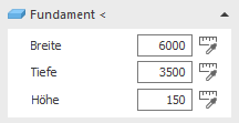 Fundament Linear AutoCAD