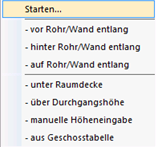 Rohr automatisch verbinden Kontextmenü Linear Solutions AutoCAD