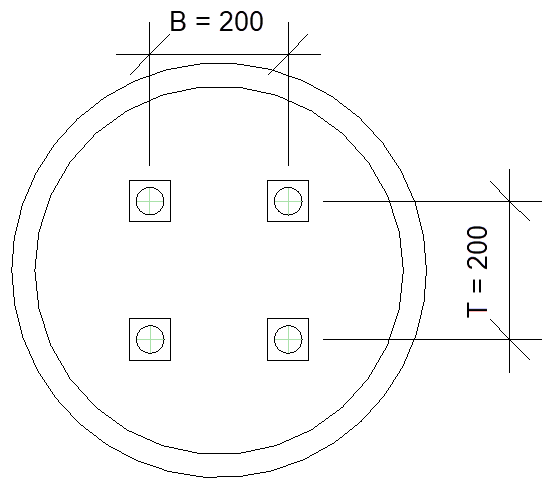 Tank configuration scheme lower Linear AutoCAD