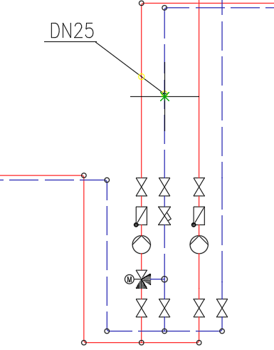 Fig. 2 - Insert reference lines for text objects in the LINEAR Solutions for Autodesk AutoCAD