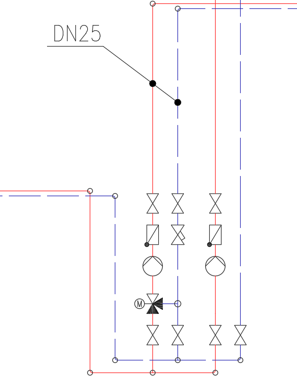 Fig. 4 - Insert reference lines for text objects in the LINEAR Solutions for Autodesk AutoCAD