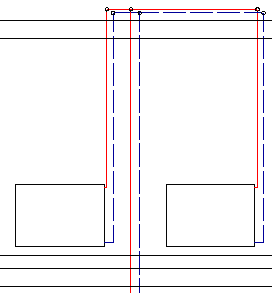 Scheme heating Linear AutoCAD