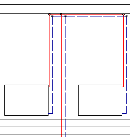 Scheme heating Linear AutoCAD