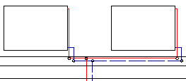 Scheme heating Linear AutoCAD
