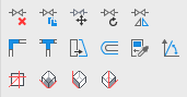 Edit buttons Linear AutoCAD