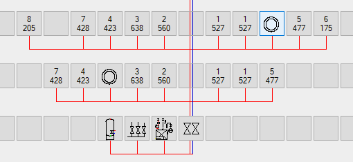 Pipe run scheme Linear AutoCAD Scheme generator