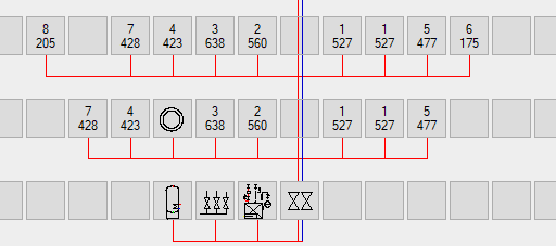 Pipe run scheme Linear AutoCAD Scheme generator