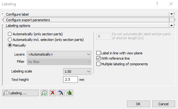 Customize label Linear