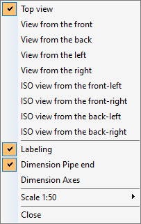 Context menu “Configure assembly plan” in the LINEAR Solutions for Autodesk AutoCAD