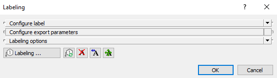 Dialog Labeling AutoCAD