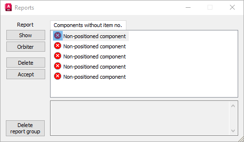 Reports dialog in the LINEAR Solutions for Autodesk AutoCAD