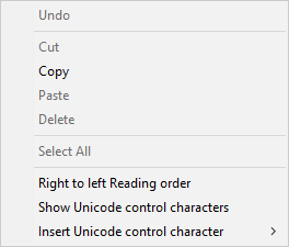 Image of context menu - LINEAR Solutions for Autodesk AutoCAD