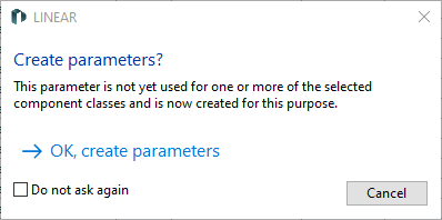 Query in the definition of scopes with the selection of classes without the corresponding parameter in the LINEAR Solutions for Autodesk AutoCAD