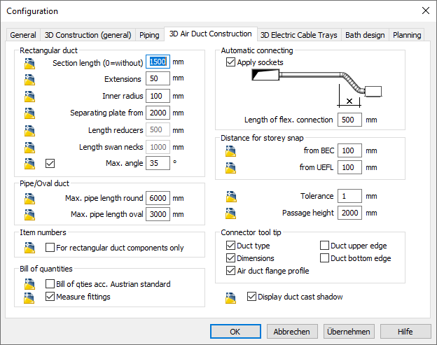 Configuration Linear AutoCAD