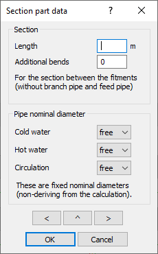 Dialog section part data scheme generators LINEAR AutoCAD