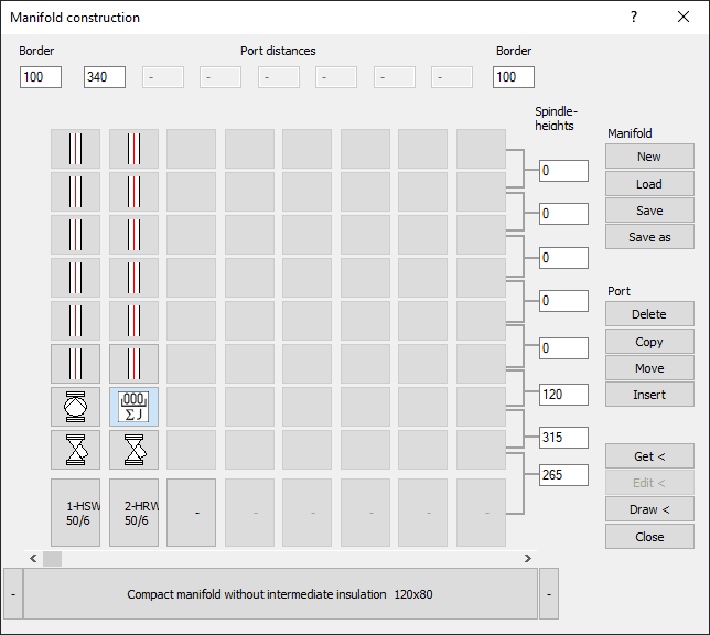 Manifold construction Linear AutoCAD