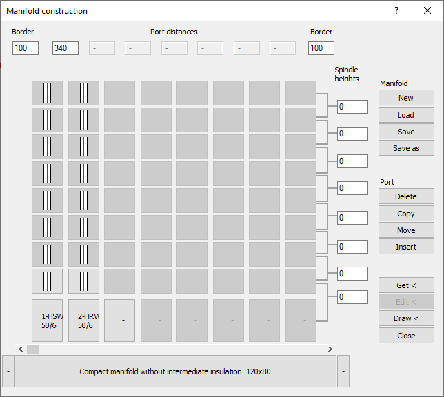 Dialog Manifold layout Linear Solutions AutoCAD
