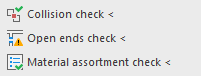 Analyse tab of the discipline Slot and opening planning in the LINEAR Solutions for Autodesk AutoCAD