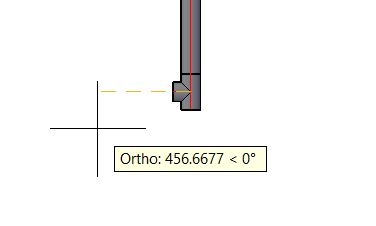 Attached T-piece pipe end Linear Solutions AutoCAD