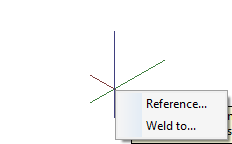 Welding pipe context menu Linear Solutions AutoCAD