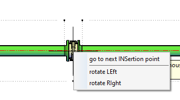 Context menu Insert component Linear Solutions AutoCAD