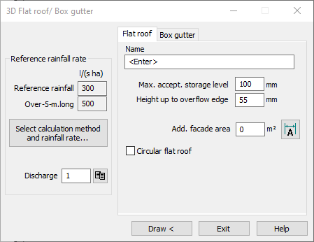 Pipe run scheme dialog Linear
