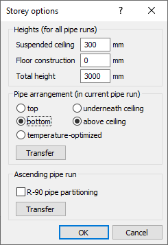 Assistants storey options Linear AutoCAD