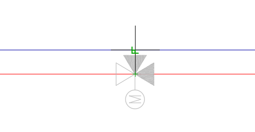 Hydraulic circuit admixing circuit Linear Solutions AutoCAD