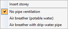 Context menu storey line Linear AutoCAD
