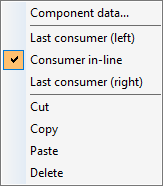 Context menu consumer component Linear AutoCAD