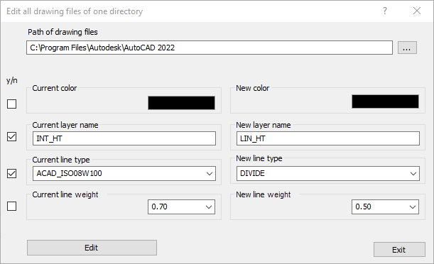 Drawing files Linear AutoCAD