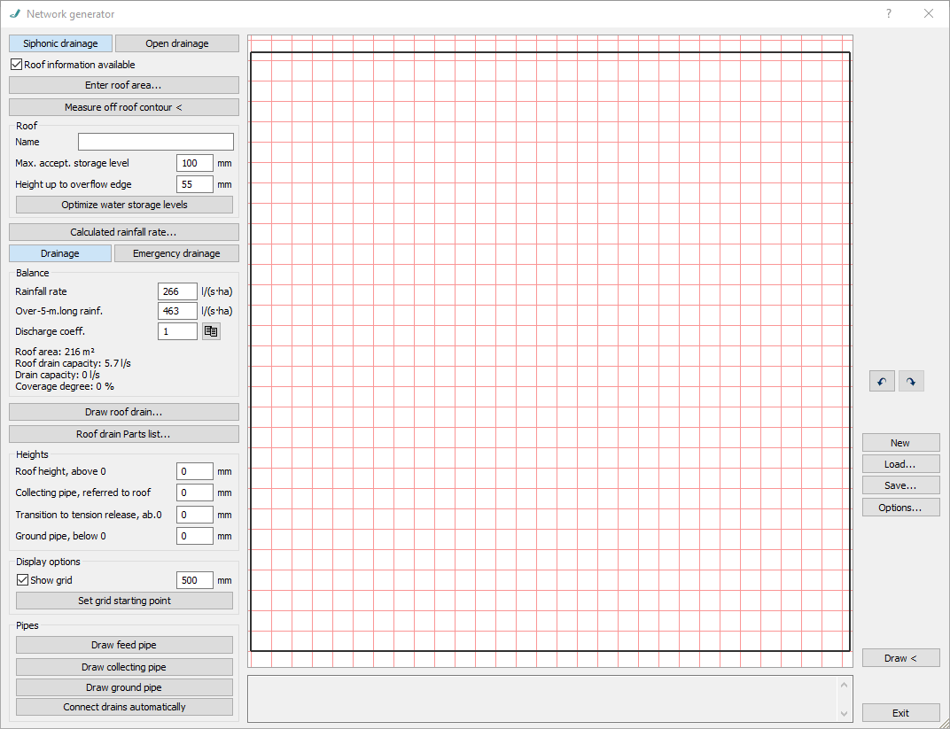 Dialog network generator Linear AutoCAD