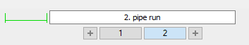 Number of pipe runs Linear Smartplan