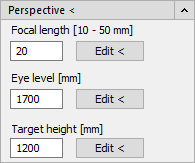 Section perspective Linear AutoCAD