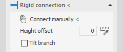 Section rigid connection Roof Drainage Linear AutoCAD