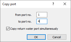 Manifold port Copy Linear AutoCAD