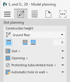 Slot planning in the LINEAR Solutions for Autodesk AutoCAD