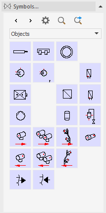 Symbols section Linear AutoCAD