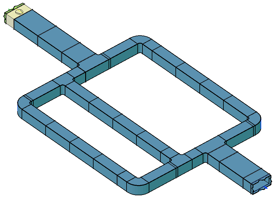 Balancing ventilation model Linear Revit