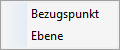 Kontextmenü beim Start des Zeichnens von Luftkanälen