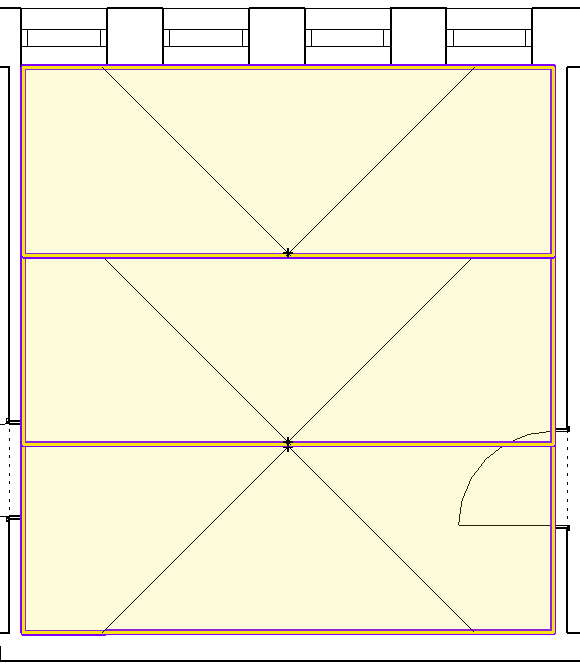Konstruktionsfläche Raum Linear Revit