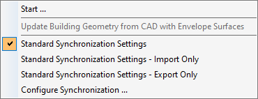 Update Menu of the Toolbar in LINEAR Building