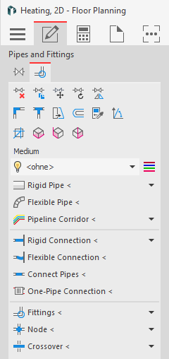 Command group Pipes in 3D Floor planning the LINEAR Solutions for Autodesk AutoCAD