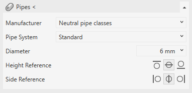 Pipes section on the design tab of the LINEAR Solutions for Autodesk Revit