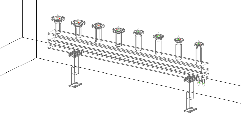 Коллектор на чертеже LINEAR CAD