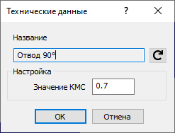 Технические данные отвода LINEAR Revit