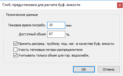Глобальные предустановки Расчет LINEAR AutoCAD