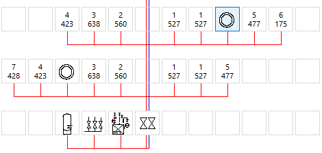Strangschema Linear AutoCAD Schemagenerator