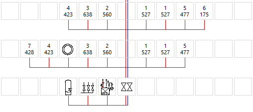 Strangschema Linear AutoCAD Schemagenerator