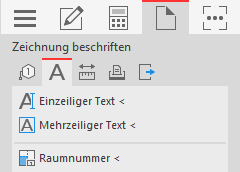 Weitere Befehle der Befehlsgruppe "Zeichnung beschriften" in den LINEAR Solutions für Autodesk AutoCAD